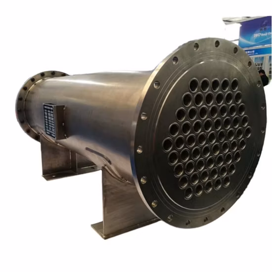 Scambiatore di calore a fascio tubiero e guscio chimico a U per condensa ad alta pressione in acciaio al carbonio, acciaio inossidabile (SS304L, 316, 2205), titanio, nichel