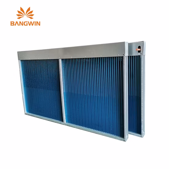 Dispositivo di raffreddamento dell'acqua dell'aria di controllo dell'umidità personalizzato di alta qualità della fabbrica cinese/Aletta estrusa con tubo di rame raffreddato/Scambiatore di calore di tipo alettato per prodotti freschi